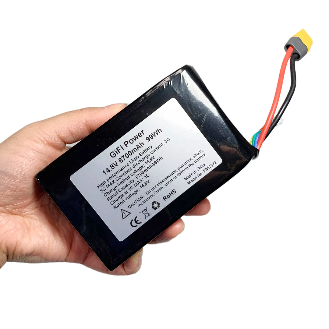 14.8V 6700mAh Battery For Parrot Bluegrass Drone