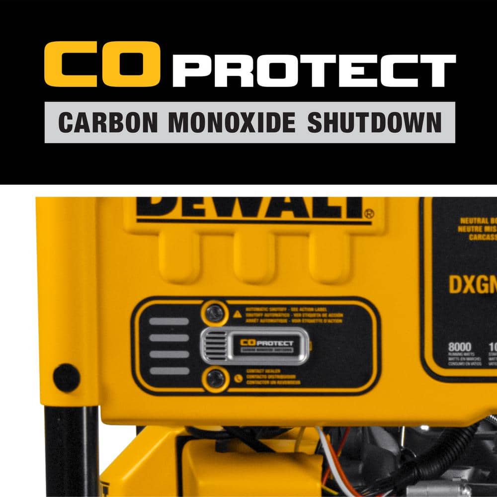 DEWALT 8000Watt Electric Start GasPowered Portable Generator with