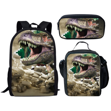 Cartoon Schoolbag Dinosaur Pencil Case