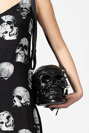 3D Skull Tote Bag