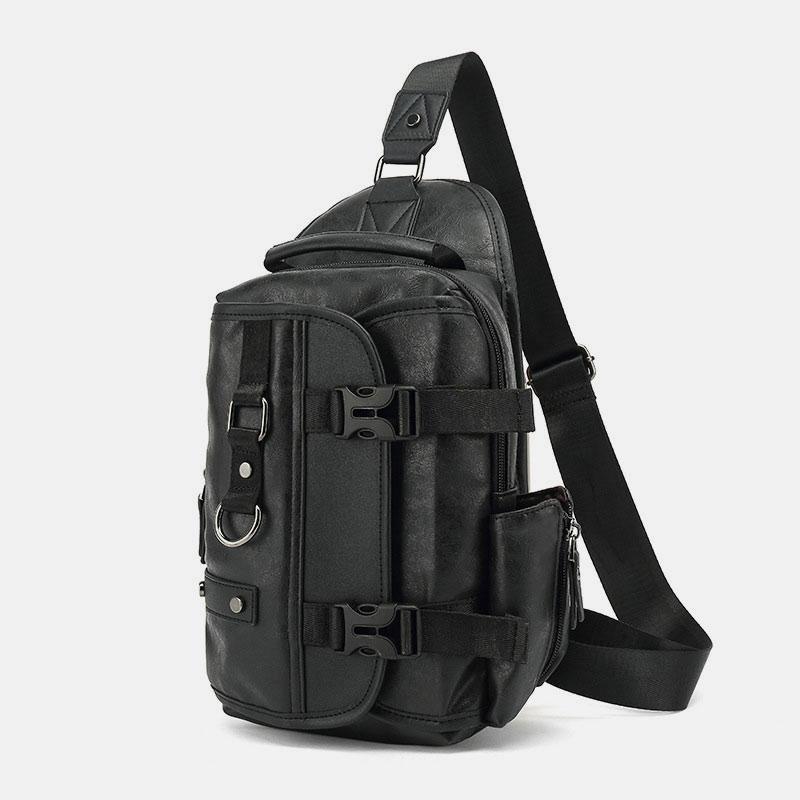 Anti-theft USB charging waterproof crossbody bag