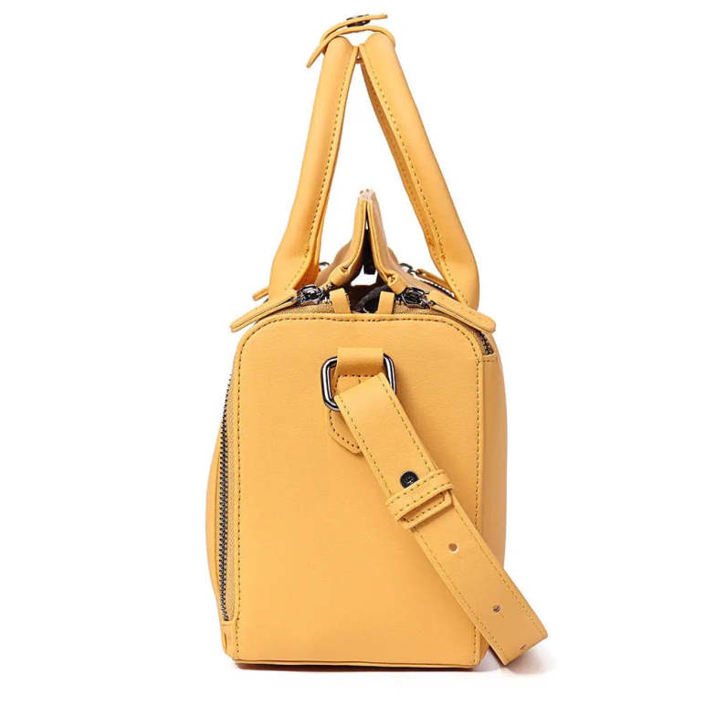 Women Solid Cosmetic Handbag Capacity Bag