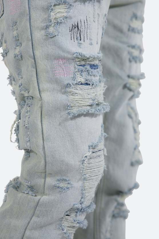 D276 Straight Denim - Light Blue