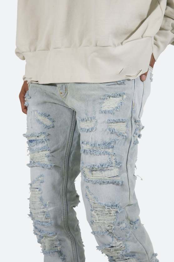 D276 Straight Denim - Light Blue