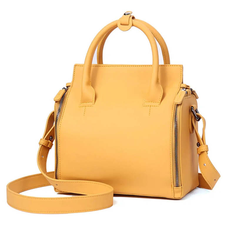 Women Solid Cosmetic Handbag Capacity Bag