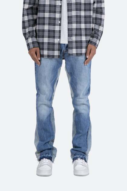 B119 Flare Denim - Blue