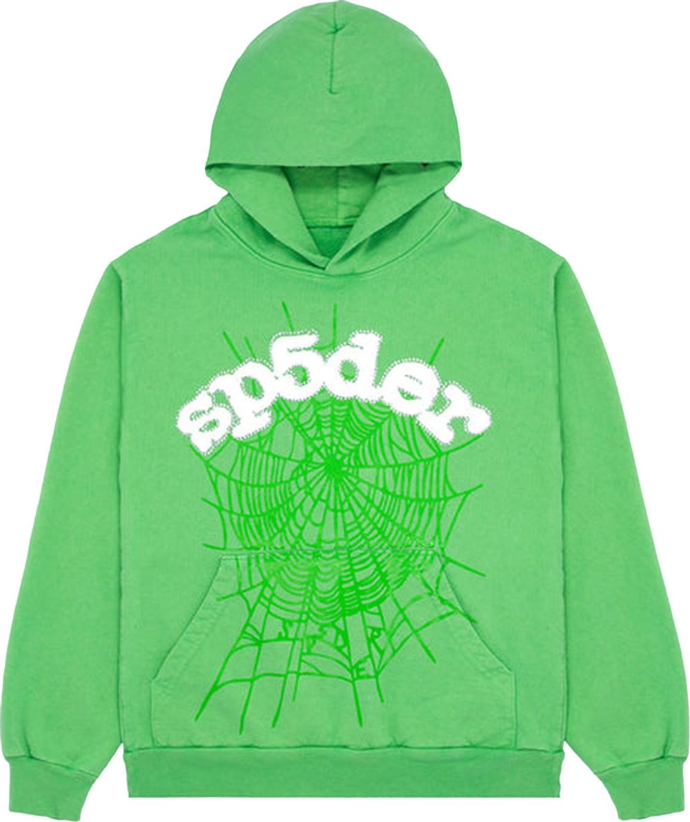 Sp5der Web Hoodie Slime Green - jordan store