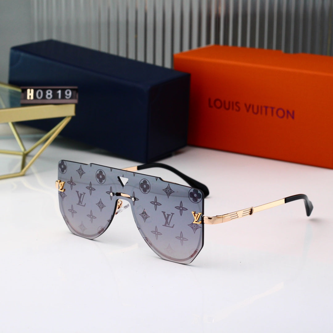 LV Louis Vuitton premium square frameless UV protection sunglasses ...