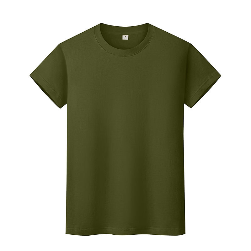2023 Army Green Cotton Short Sleeved Cultural Shirt 2