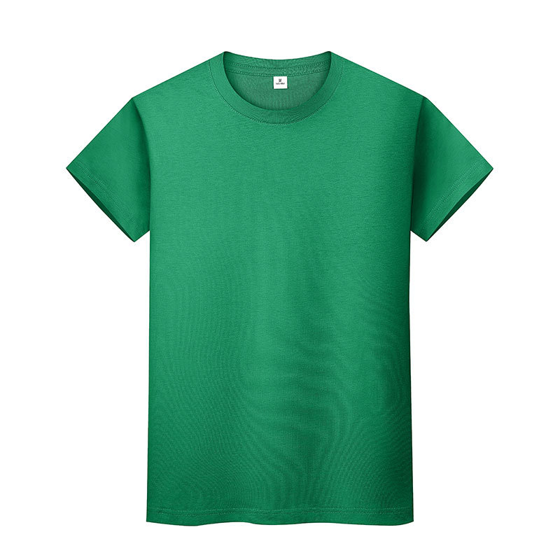 2023 Blue Green Cotton Short Sleeved Cultural Shirt 4