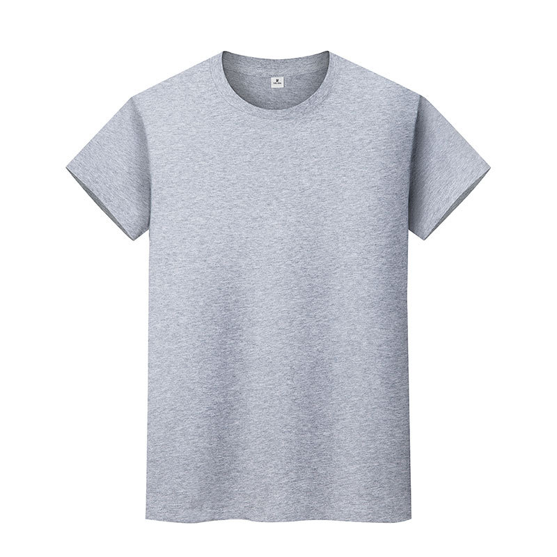 2023 Heather Grey Cotton Short Sleeved Cultural Shirt 14