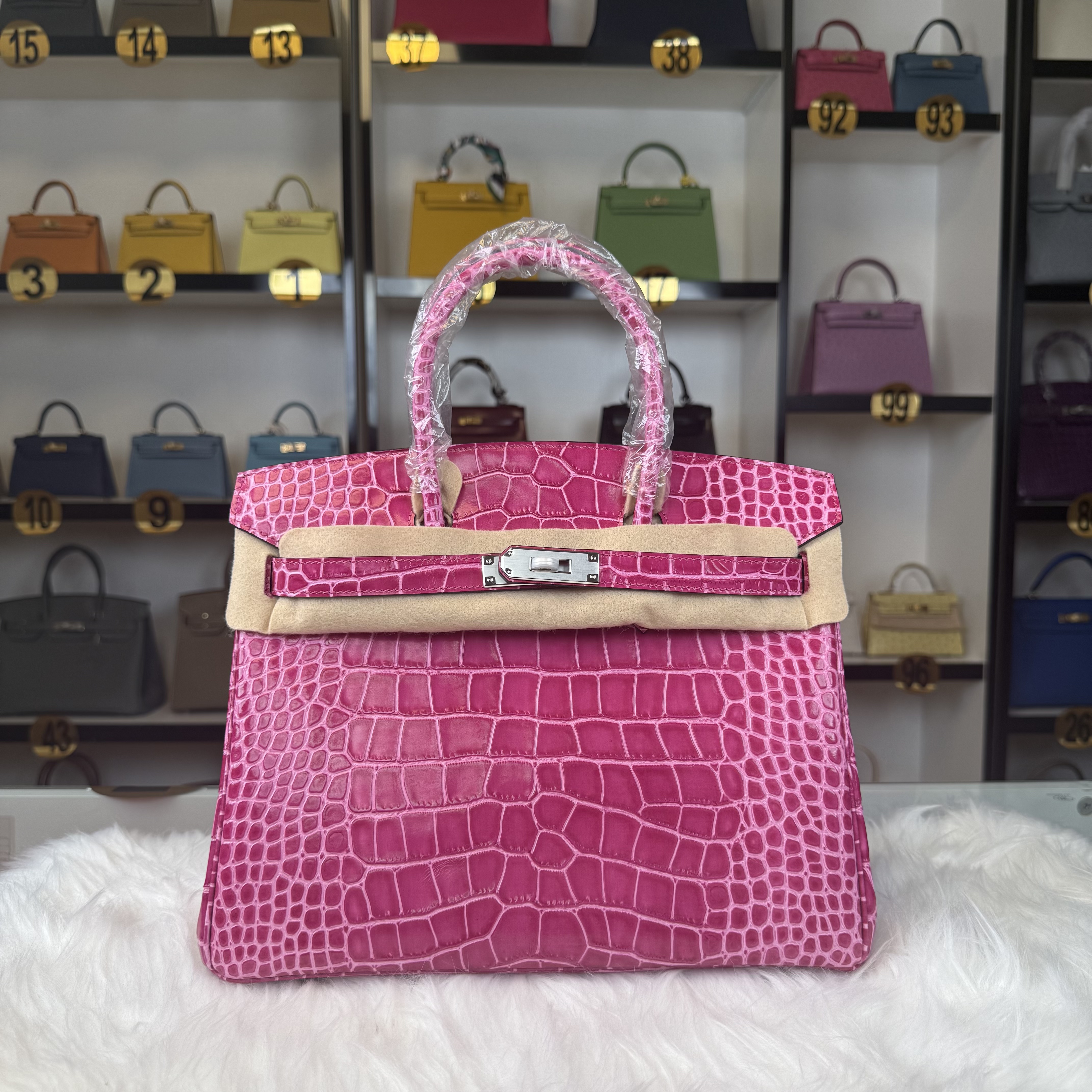 Crocodile embossed Birkin