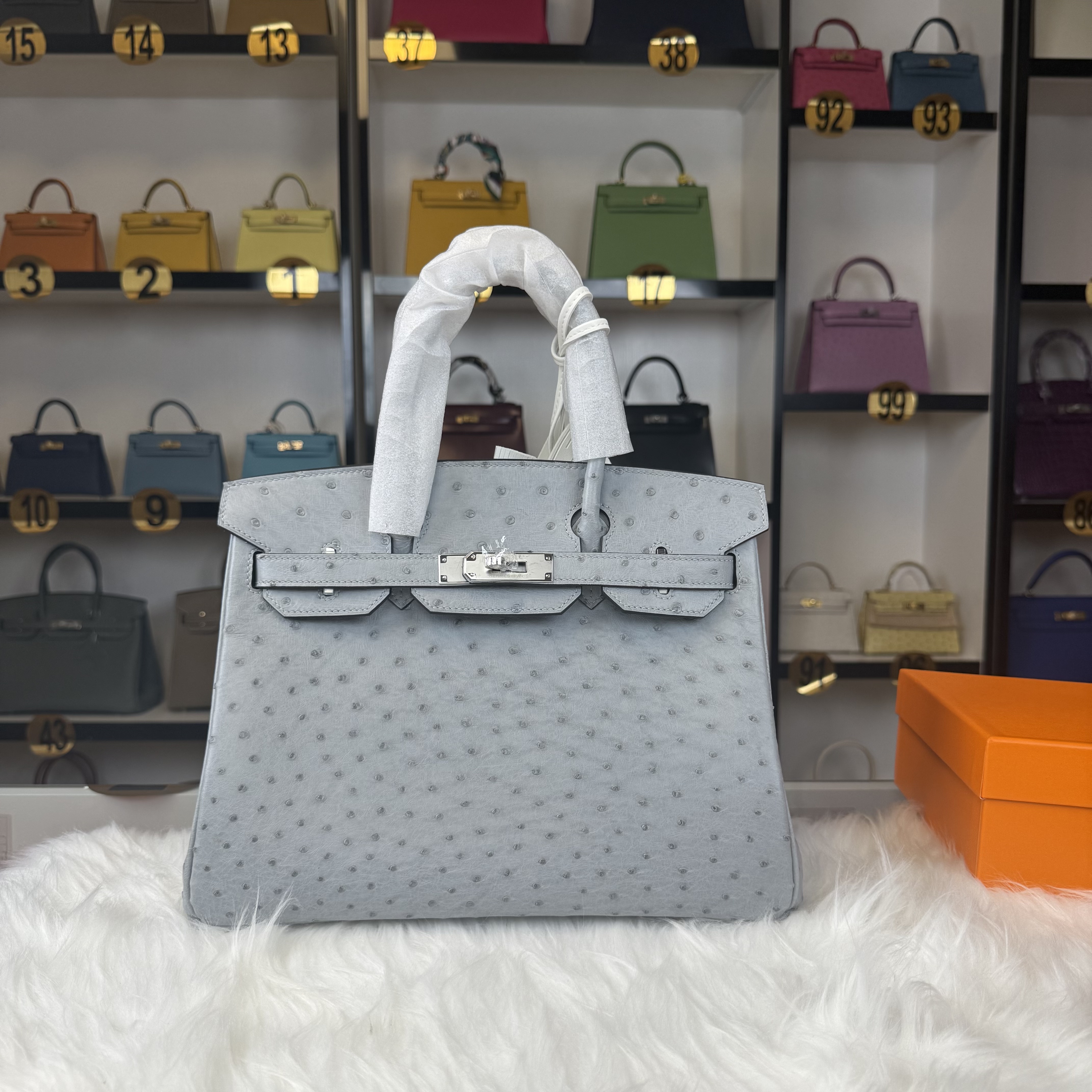 Ostrich  Birkin 30cm