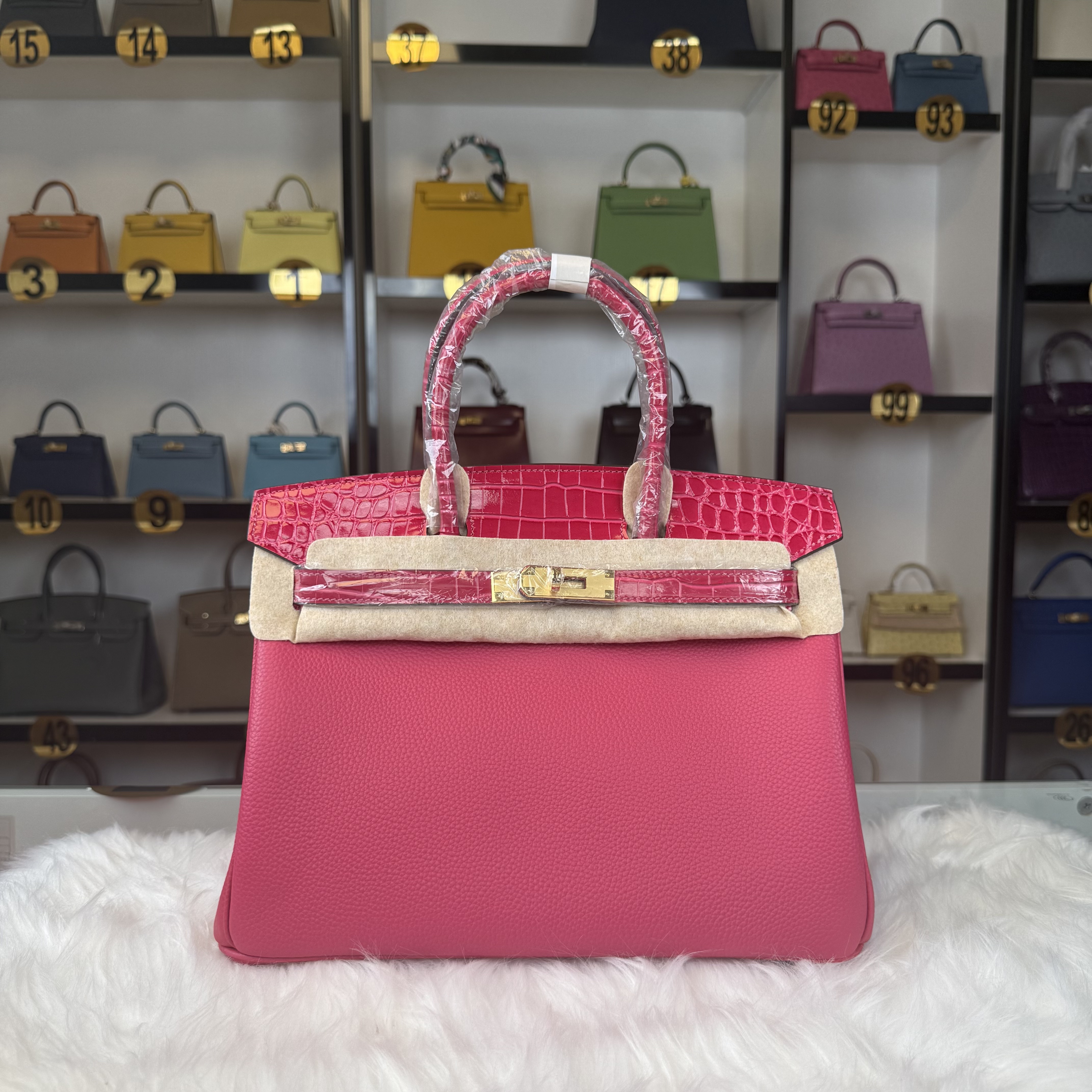 Crocodile embossed Birkin