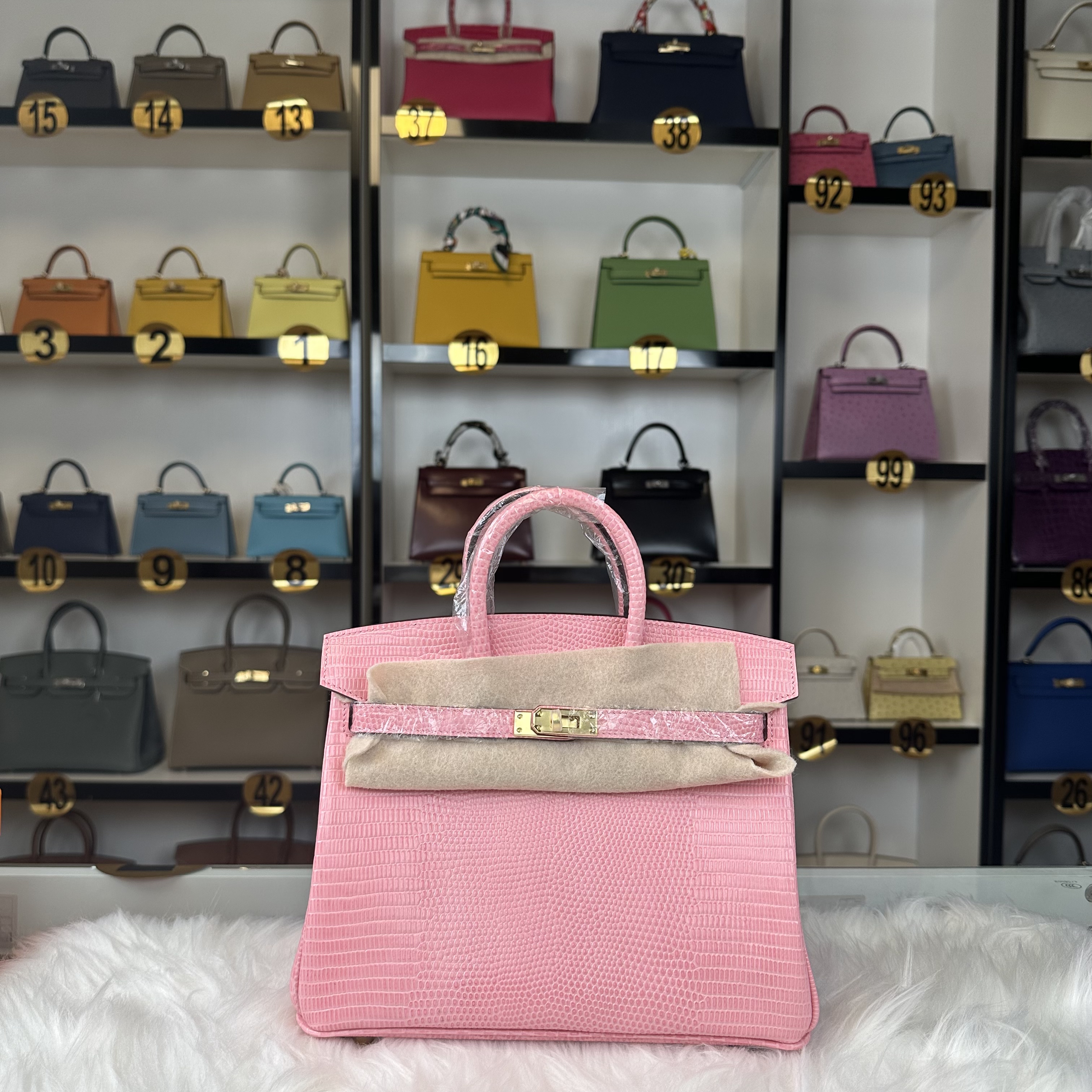 Lizard embossed Birkin