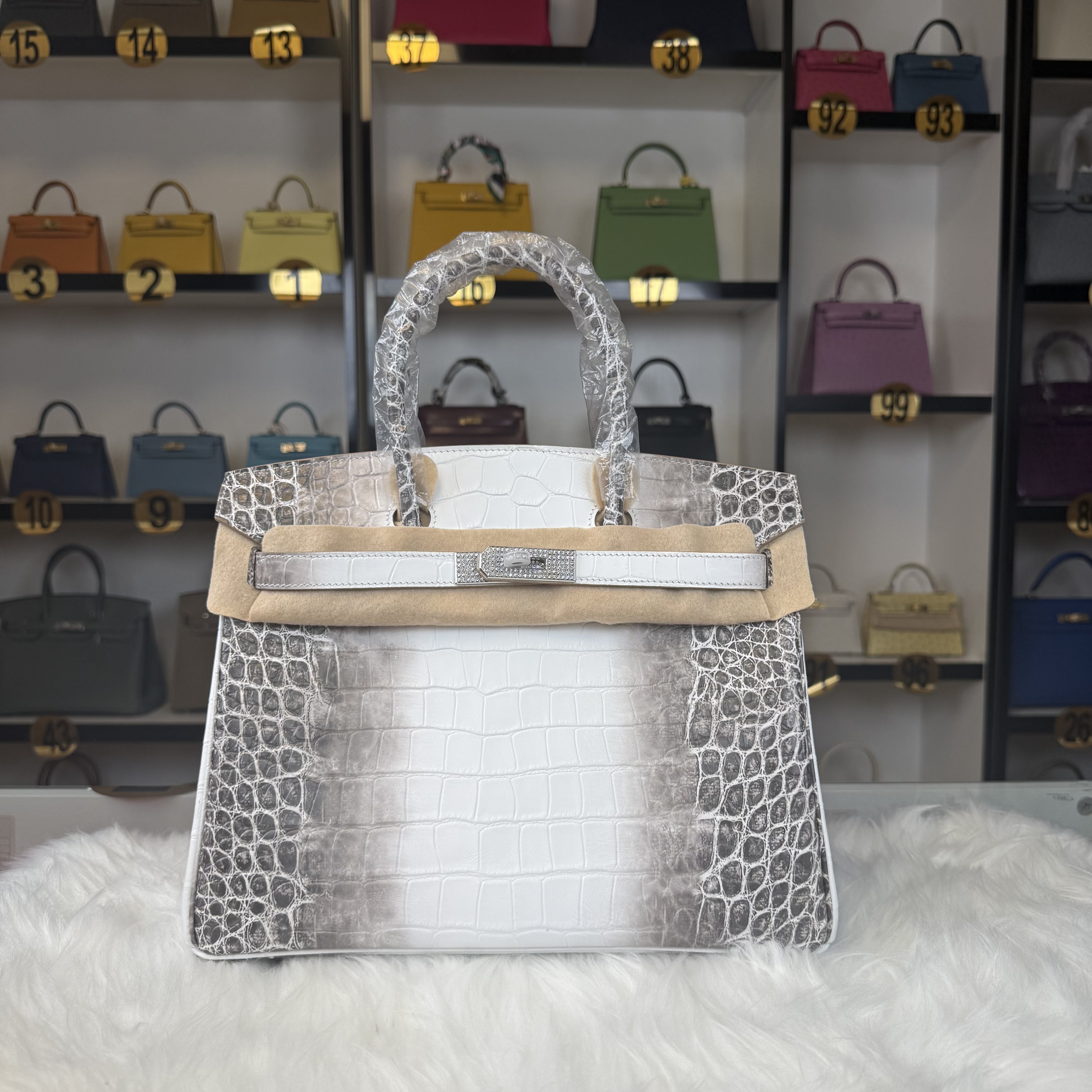 Crocodile embossed Birkin