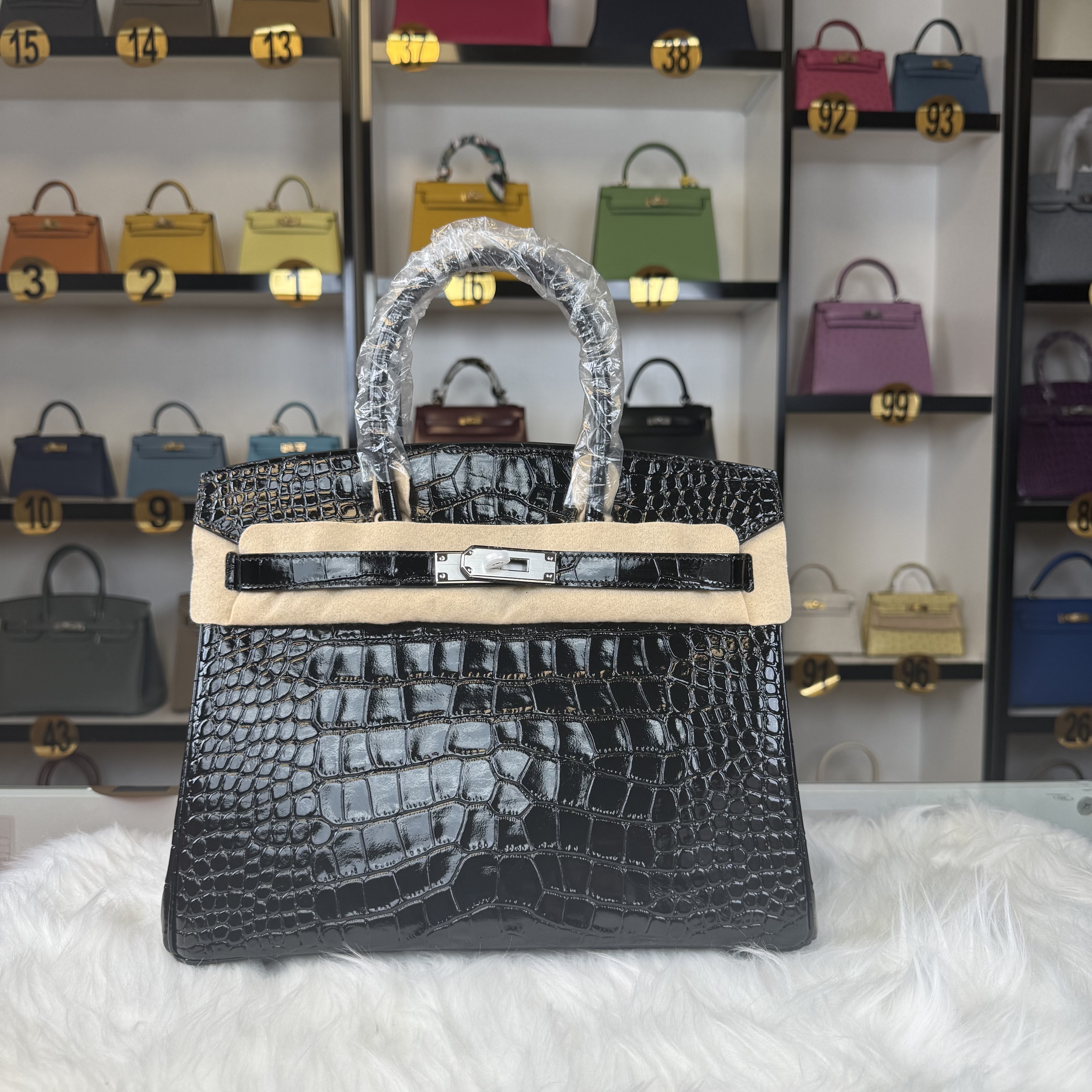 Crocodile embossed Birkin