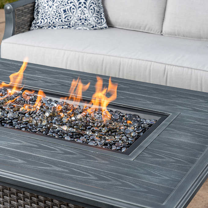 SunVilla Lago Brisa 5-piece Fire Outdoor Seating Set