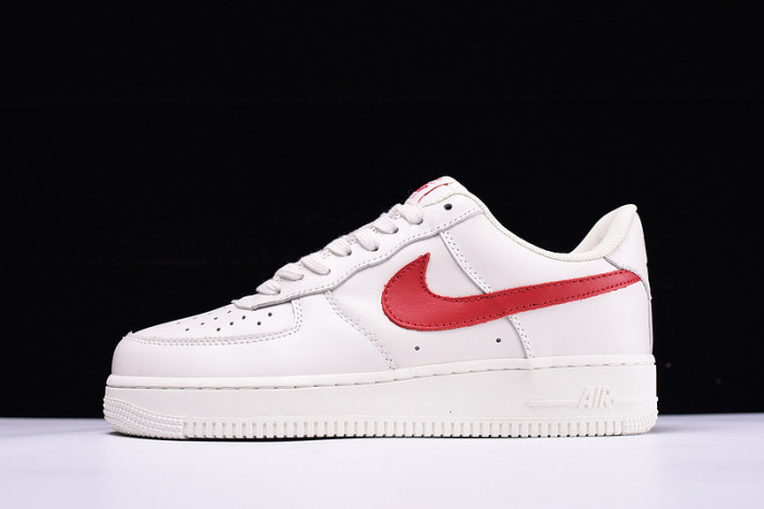 Nike Air Force 1 07 White Sport Red New Shoes 315122-126