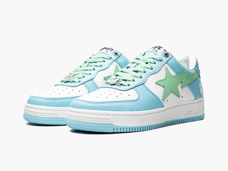 A BATHING APE® Womens BAPE STA LOW L IT Light Blue