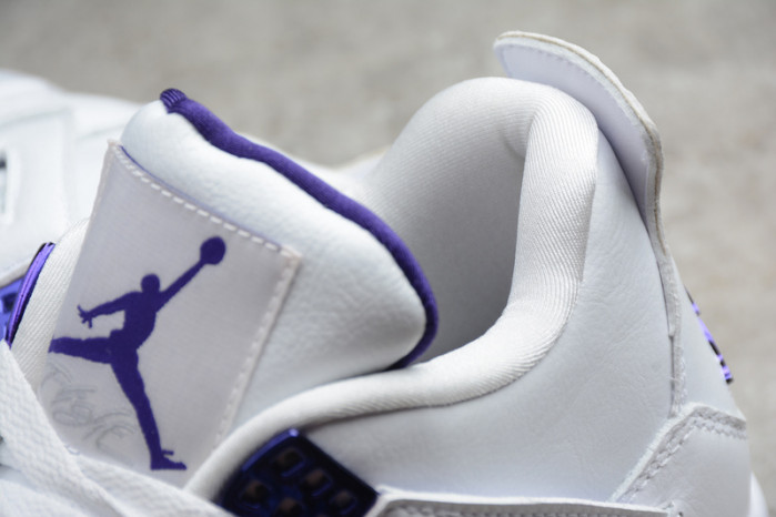 Air Jordan 4 Retro Pure Money white purple CT8527-115