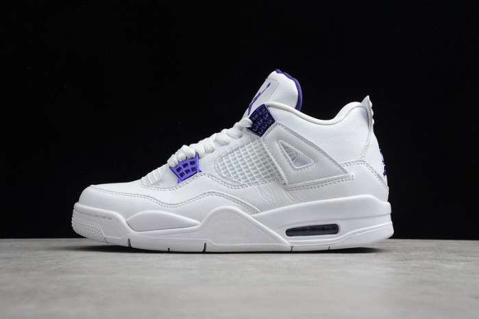 Air Jordan 4 Retro Pure Money white purple CT8527-115
