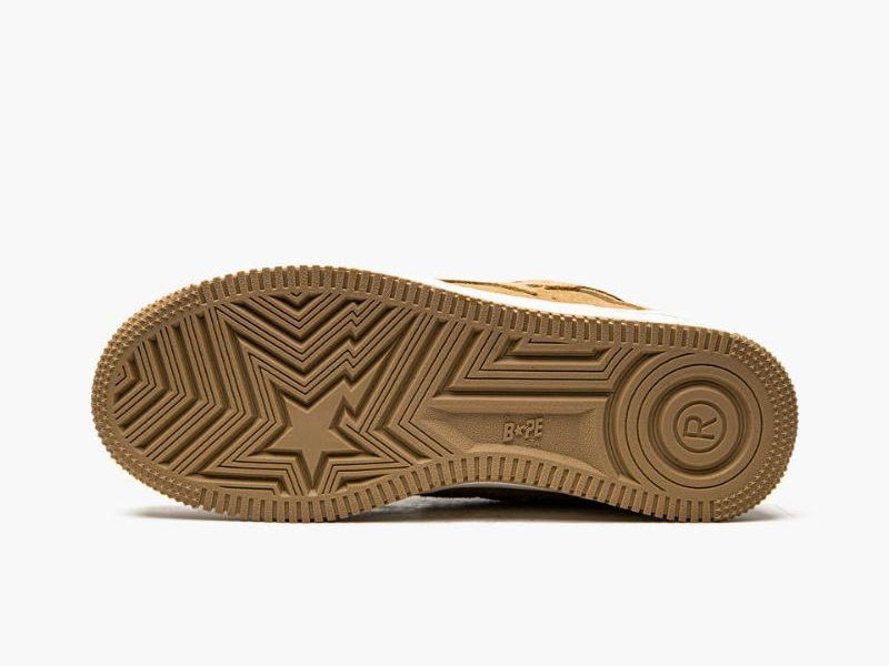 A BATHING APE® Mens BAPE STA LOW M2 IT BEIGE