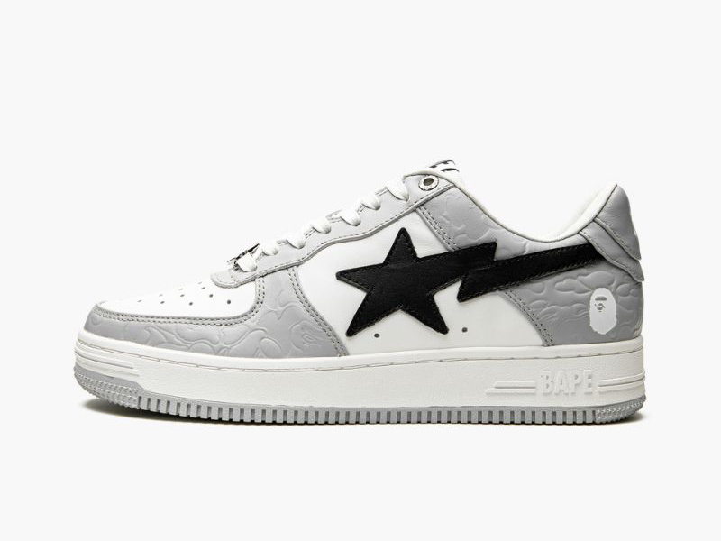 A BATHING APE® Mens BAPE STA LOW M2 IT GREY
