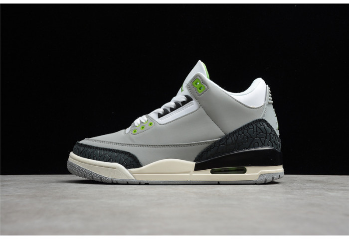 AIR JORDAN 3 RETRO ??CHLOROPHYLL???? 136064 006