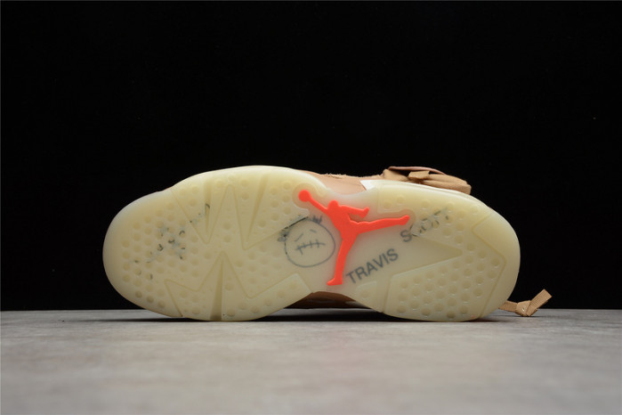 TRAVIS SCOTT X AIR JORDAN 6 BRITISH KHAKI DH0690-200