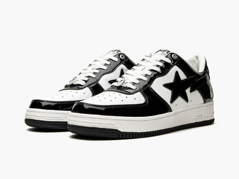 A BATHING APE® Mens BAPE STA LOW M2 IT BLACK