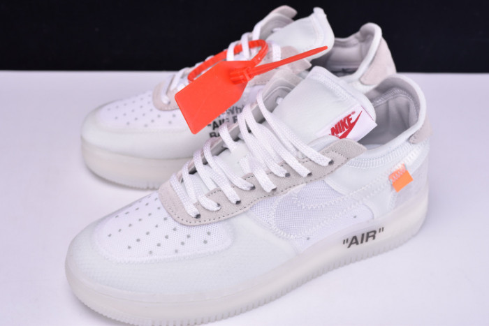 NIKE AIR FORCE 1 LOW OFF-WHITE All White AO4606-100
