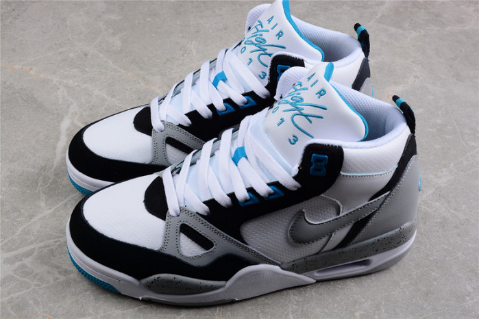 Nike Air Flight 13 Mid White Wolf Grey Tropical Teal Black 579961-102