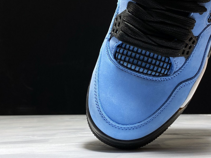 Travis Scott x Air Jordan 4 Houston Oilers University Blue 308497-406
