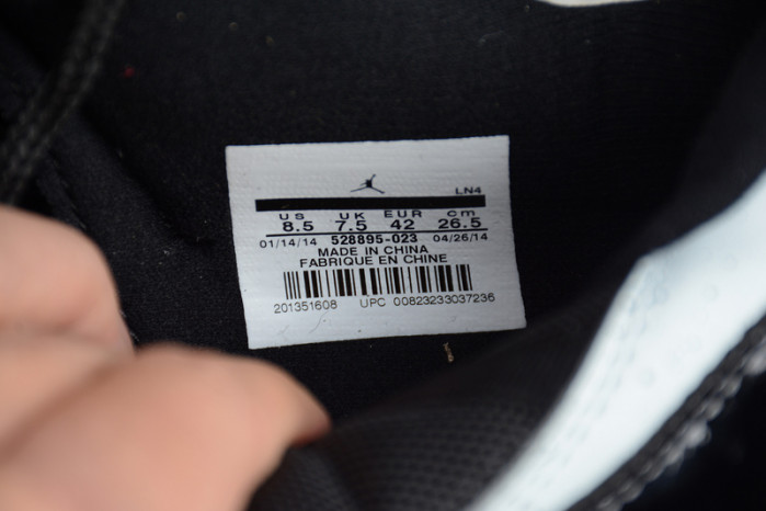 AIR JORDAN 11 RETRO LOW "INFRARED 23" black mens 528895-023