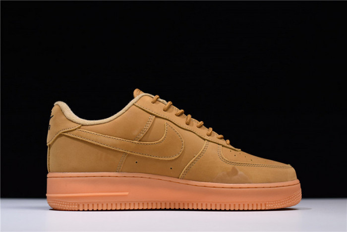 Nike Air Force 1 07 WB Flax/Flax-Gum Wheat Basketball Shoes AA4061-200