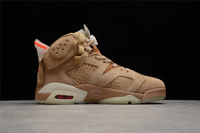 TRAVIS SCOTT X AIR JORDAN 6 BRITISH KHAKI DH0690-200