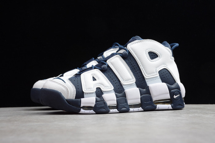 Nike Air More Uptempo Olympic White/Midnight Navy 414962-104