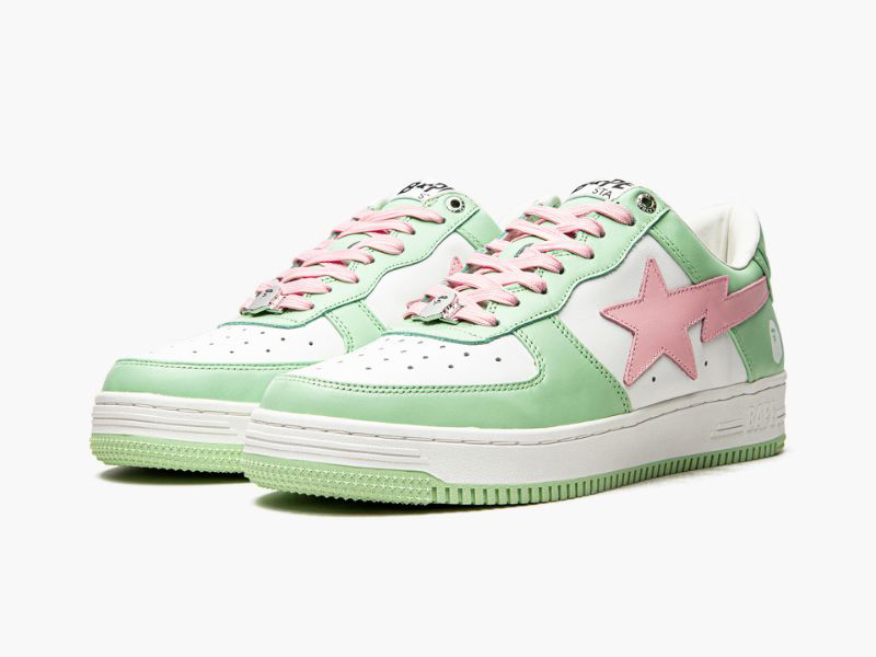 A BATHING APE® Mens BAPE STA LOW M2 IT Green