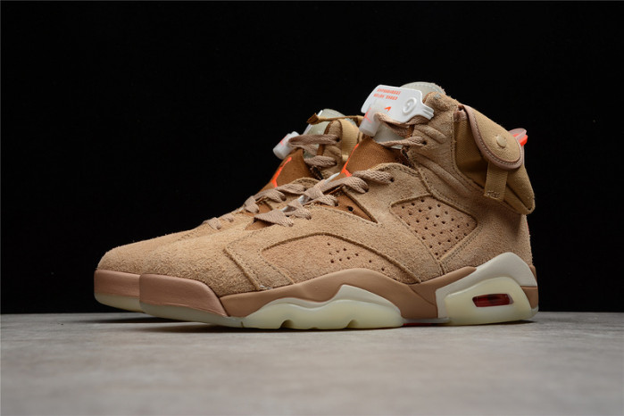 TRAVIS SCOTT X AIR JORDAN 6 BRITISH KHAKI DH0690-200