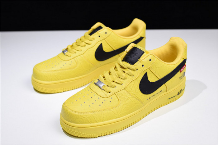 Supreme x The North Face x Nike Air Force 1 YELLOW AR3066-400