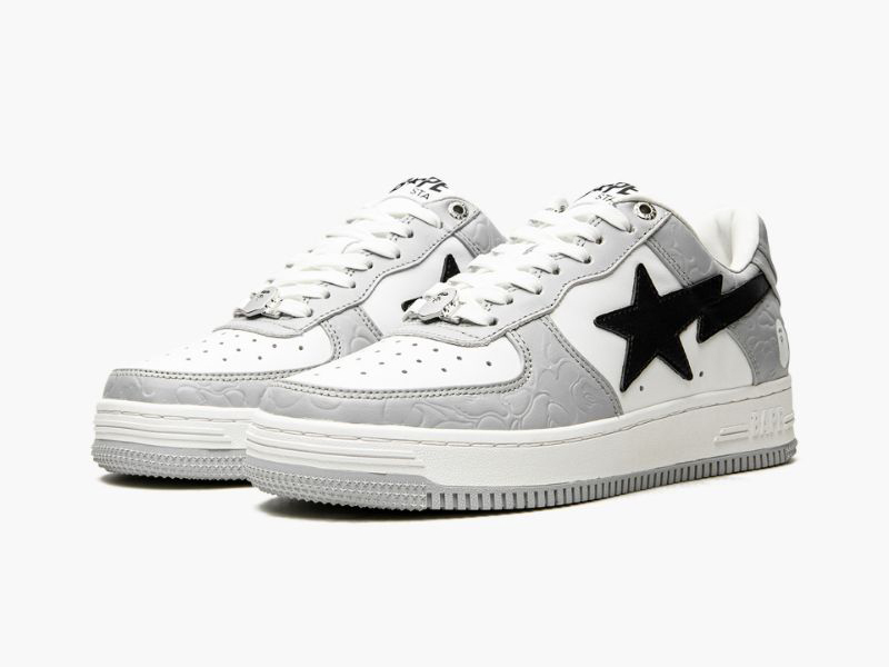 A BATHING APE® Mens BAPE STA LOW M2 IT GREY