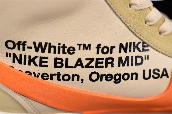Off-White Nike Blazer Studio Mid Pale Vanilla AA3832-700