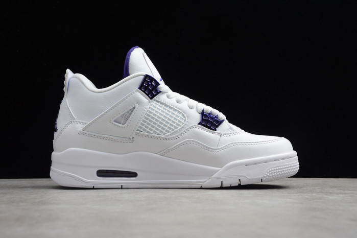 Air Jordan 4 Retro Pure Money white purple CT8527-115