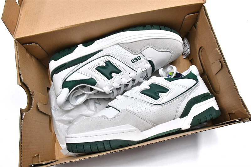 Get New Balance 550 White Green BB550WT1