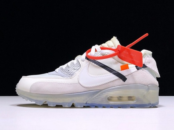 OFF-WHITE x Nike Air Max 90 Sail Muslin Virgil Abloh AA7293-100