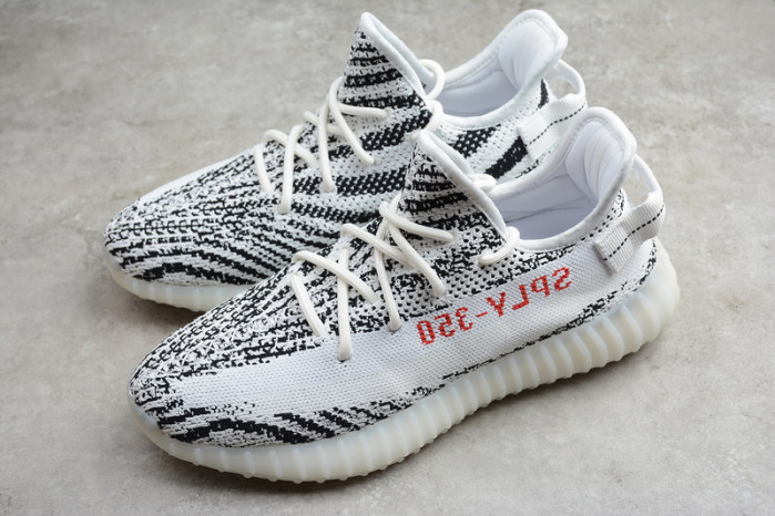 adidas Yeezy Boost 350 V2 Zebra Black White CP9654