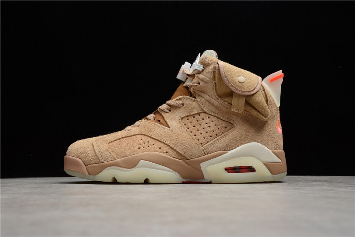 TRAVIS SCOTT X AIR JORDAN 6 BRITISH KHAKI DH0690-200