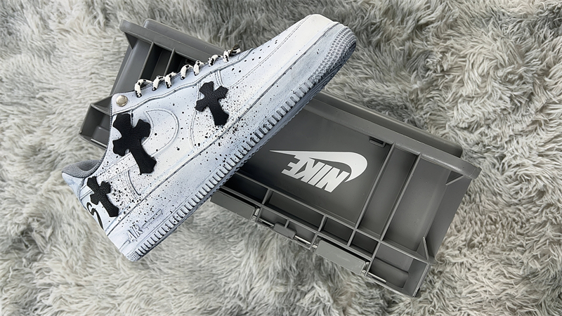 Customized cross oil splashed ink God bless DH2920-111