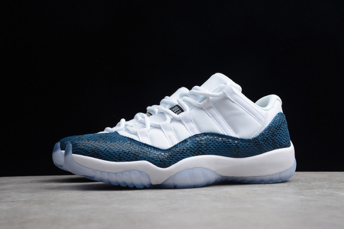 Air Jordan 11 Low Blue Snakeskin CD6846-102